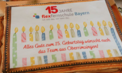 Torte, die Bayern zum Jubiläum erhalten.